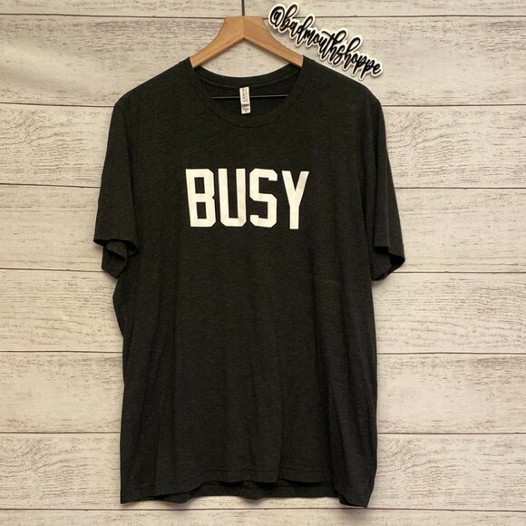 *Prep Obsessed 'BUSY' Signature Graphic Tee Unisex XL - Picture 1 of 8
